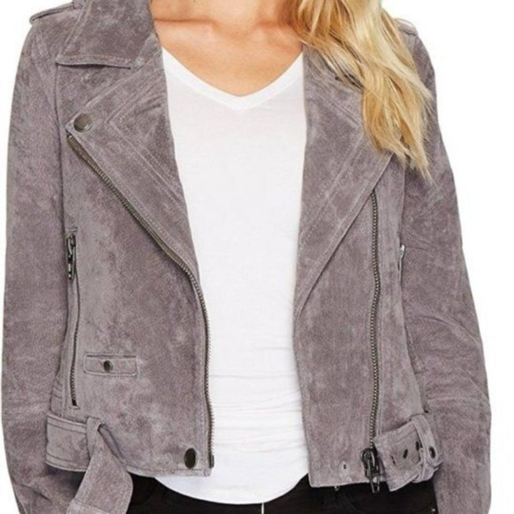 Blank NYC Suede Moto Jacket